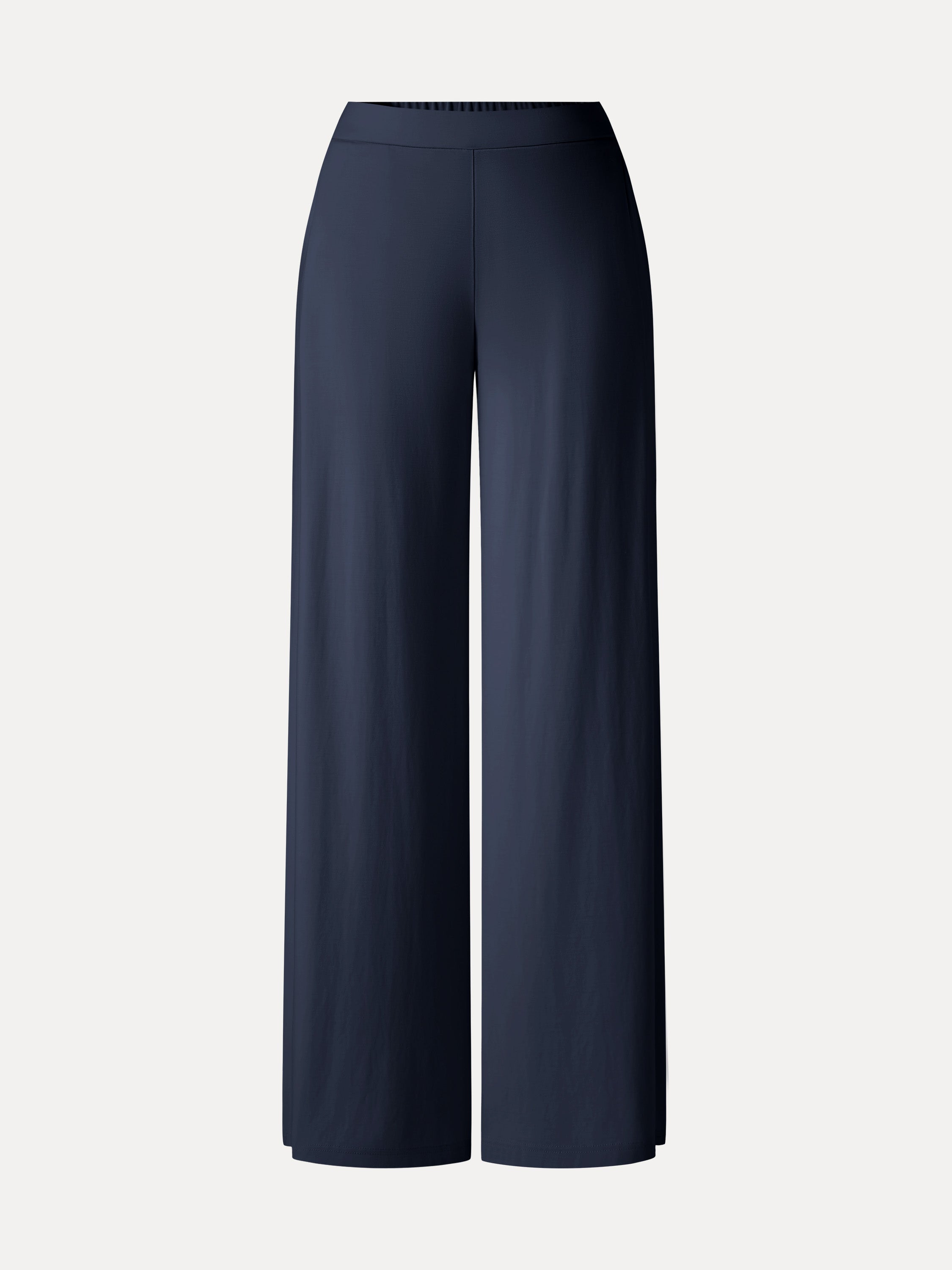 OGLmove Ponte Mid Rise Wide Leg Pants with Pockets