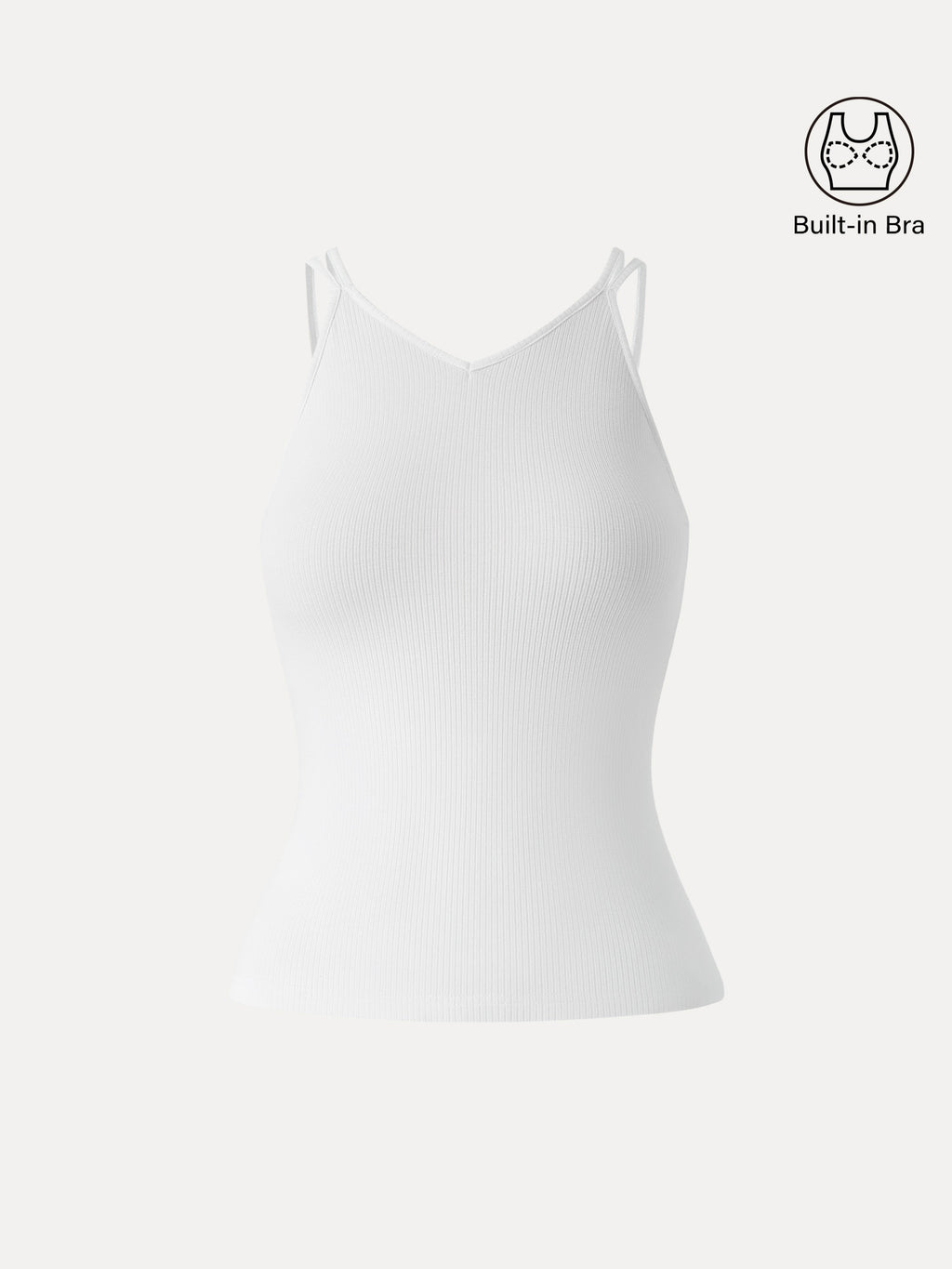 OGLmove Women's CoolTouch V-Neck Spaghetti Bra Tank