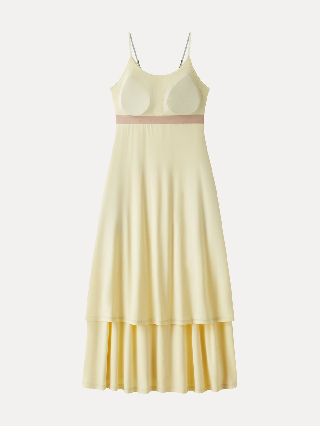 OGLmove Vacay Gathered U-Neck Spaghetti Midi Bra Dress with Pockets