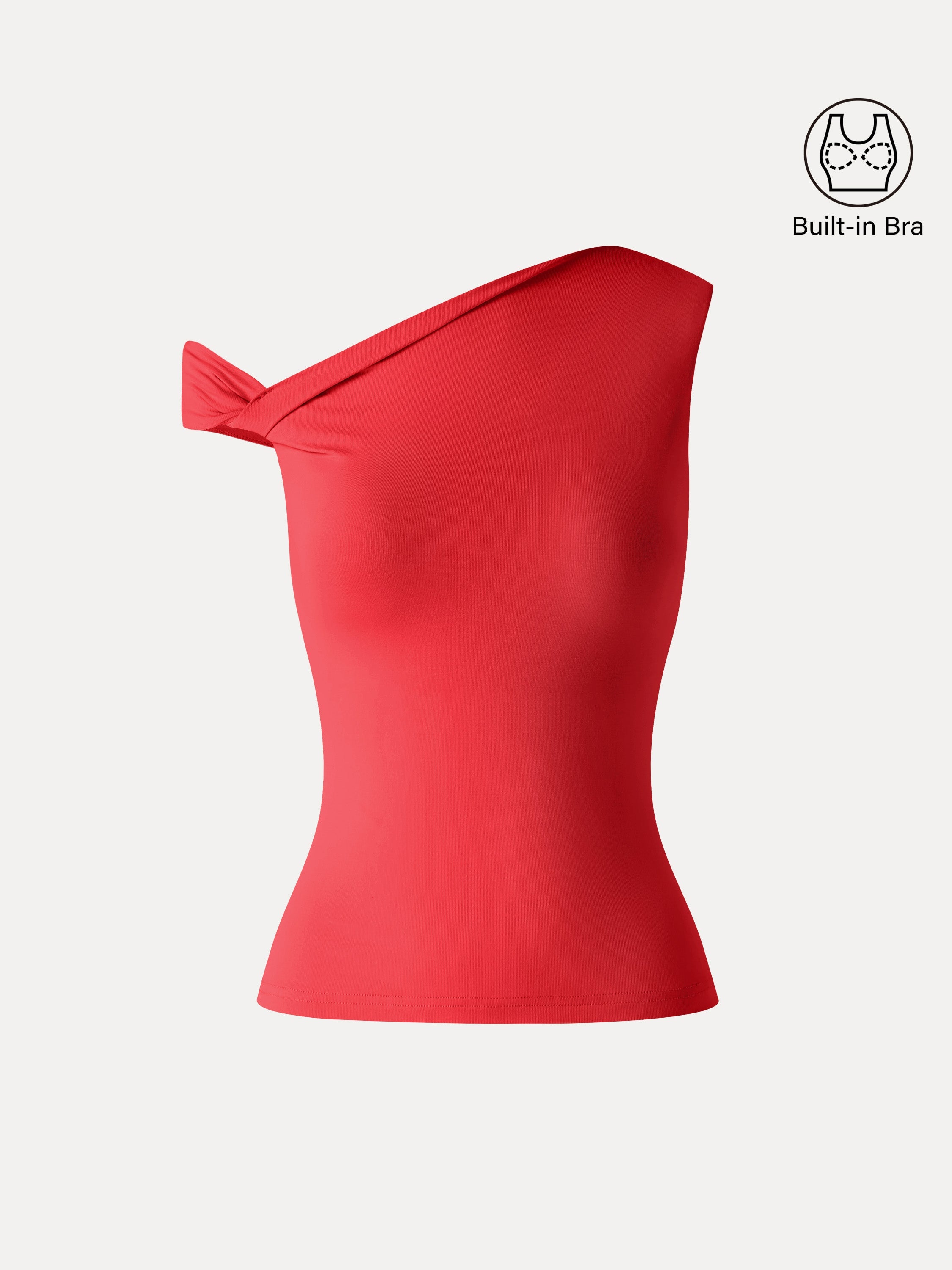 OGLmove Women's Asymmetrical Shoulder Bra Top