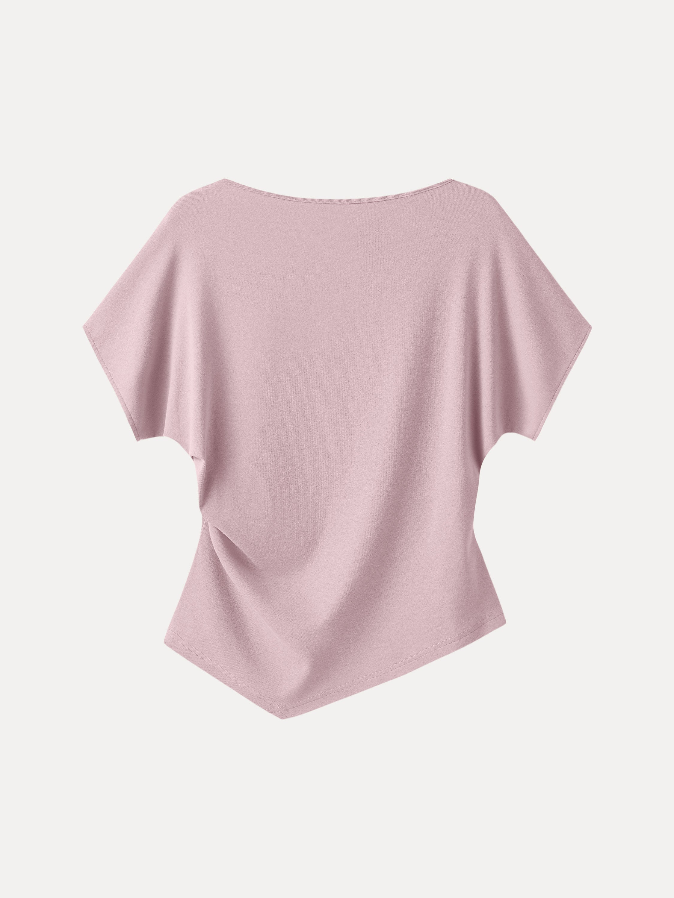 OGLmove Cotton Lyocell Boatneck Angled Summer Tee