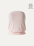 OGLmove Lyocell Bandeau Banded Hem Bra Top
