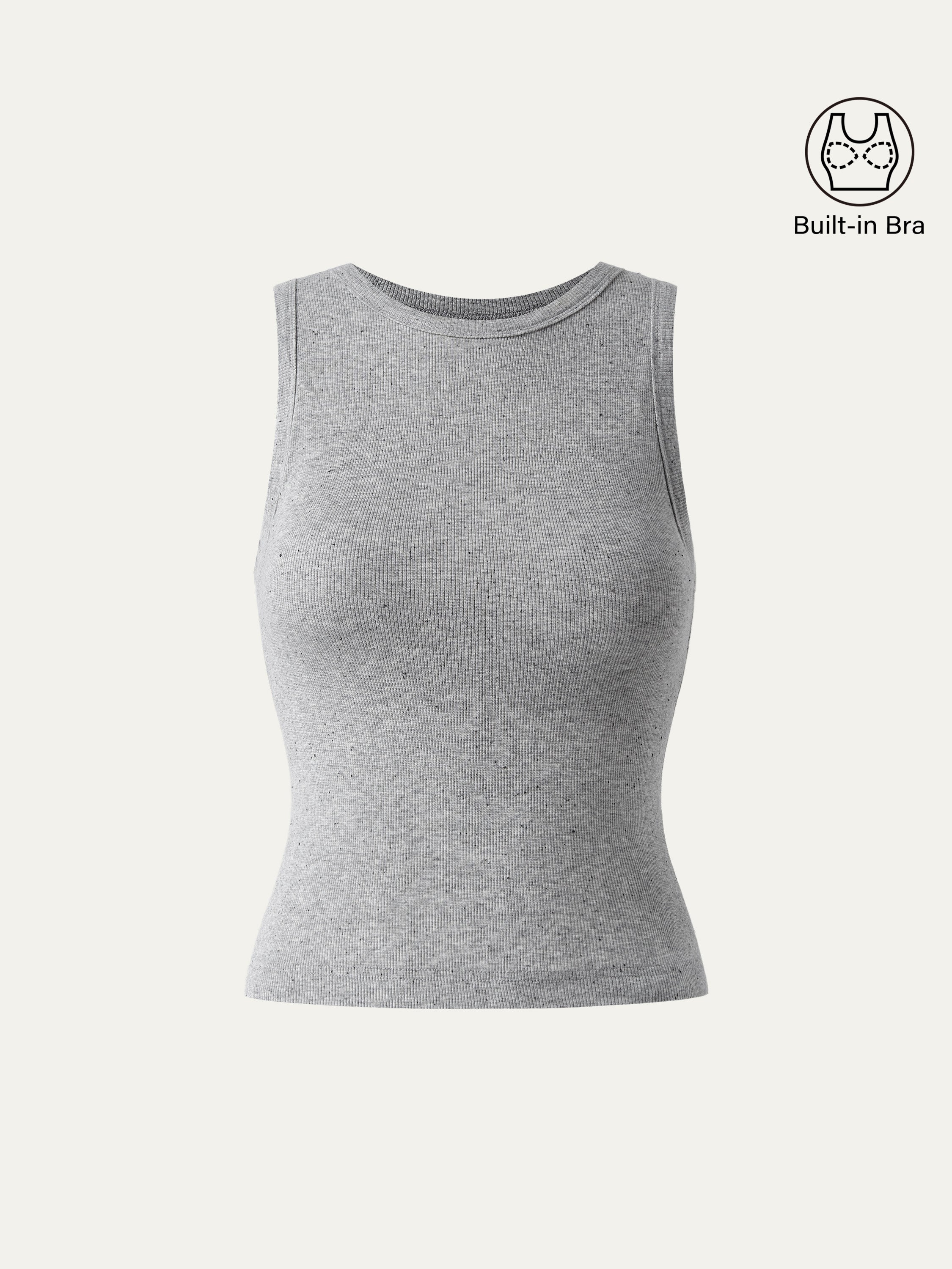 OGLmove Crewneck Cotton Airy Bra Tank