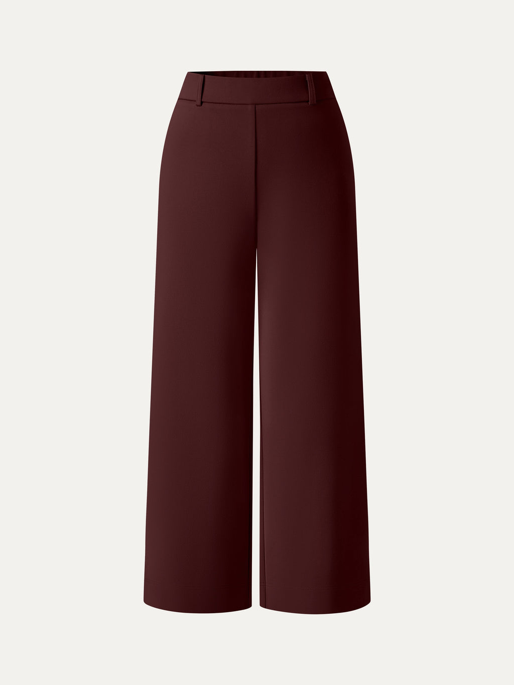 OGLmove Mid Rise Cropped Wide Leg Pants with Pockets