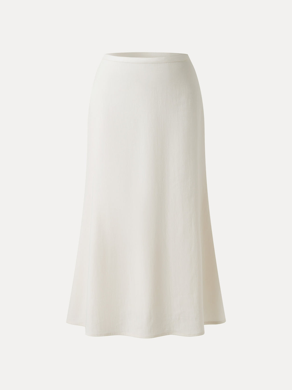 OGLmove Lyocell-Linen Flared Maxi Pull-On Skirt