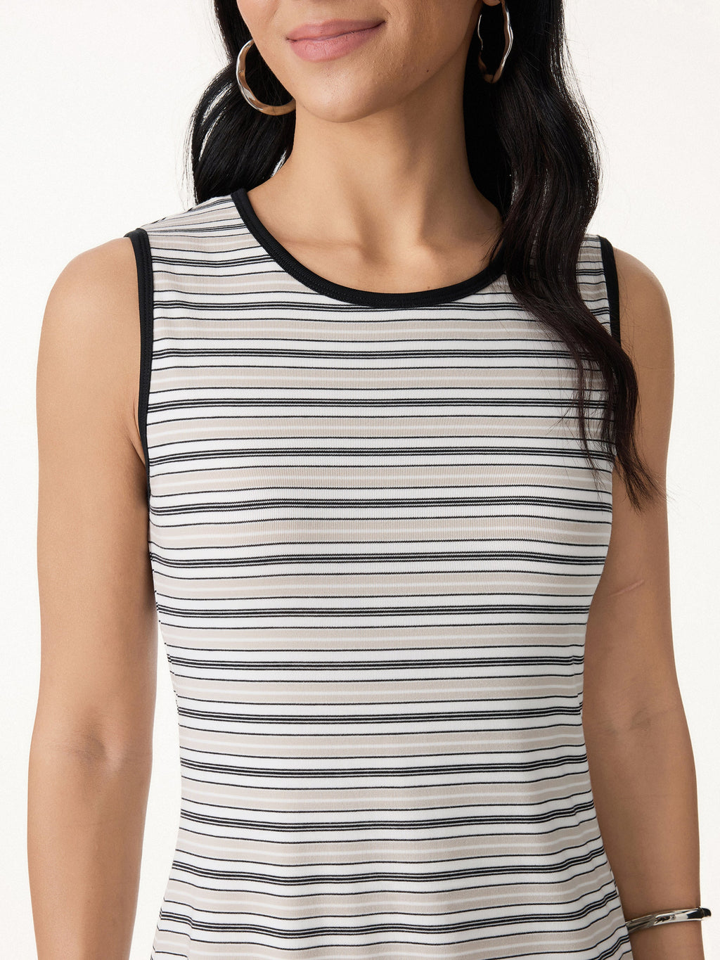 OGLmove Women's Striped Easy Mini Bra Dress
