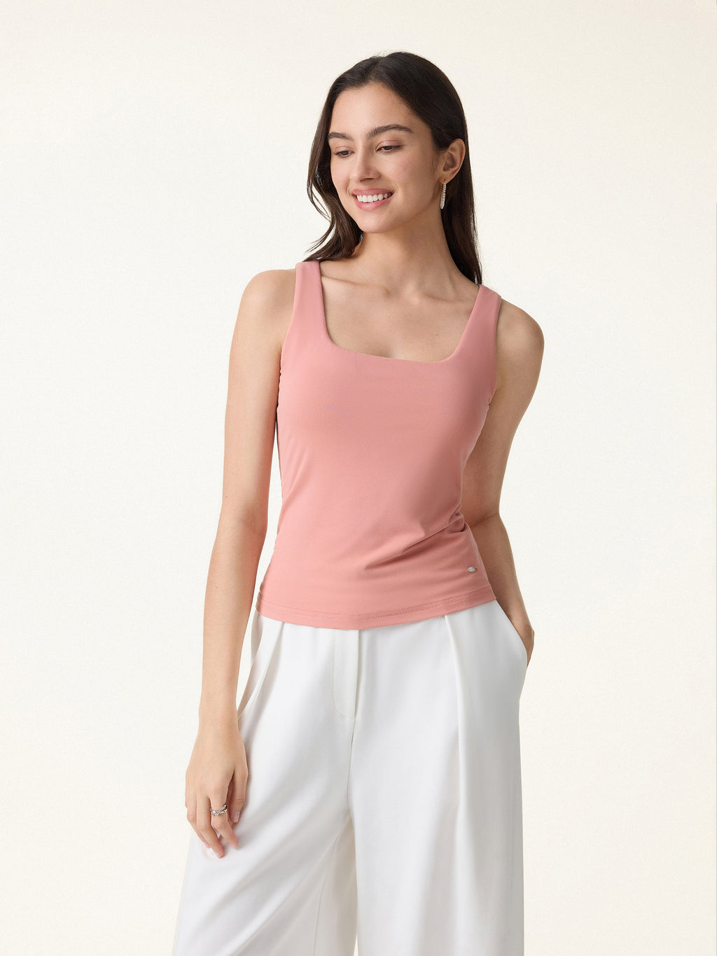 OGLmove Back Smoothing Cooling Essential Bandless Bra Tank