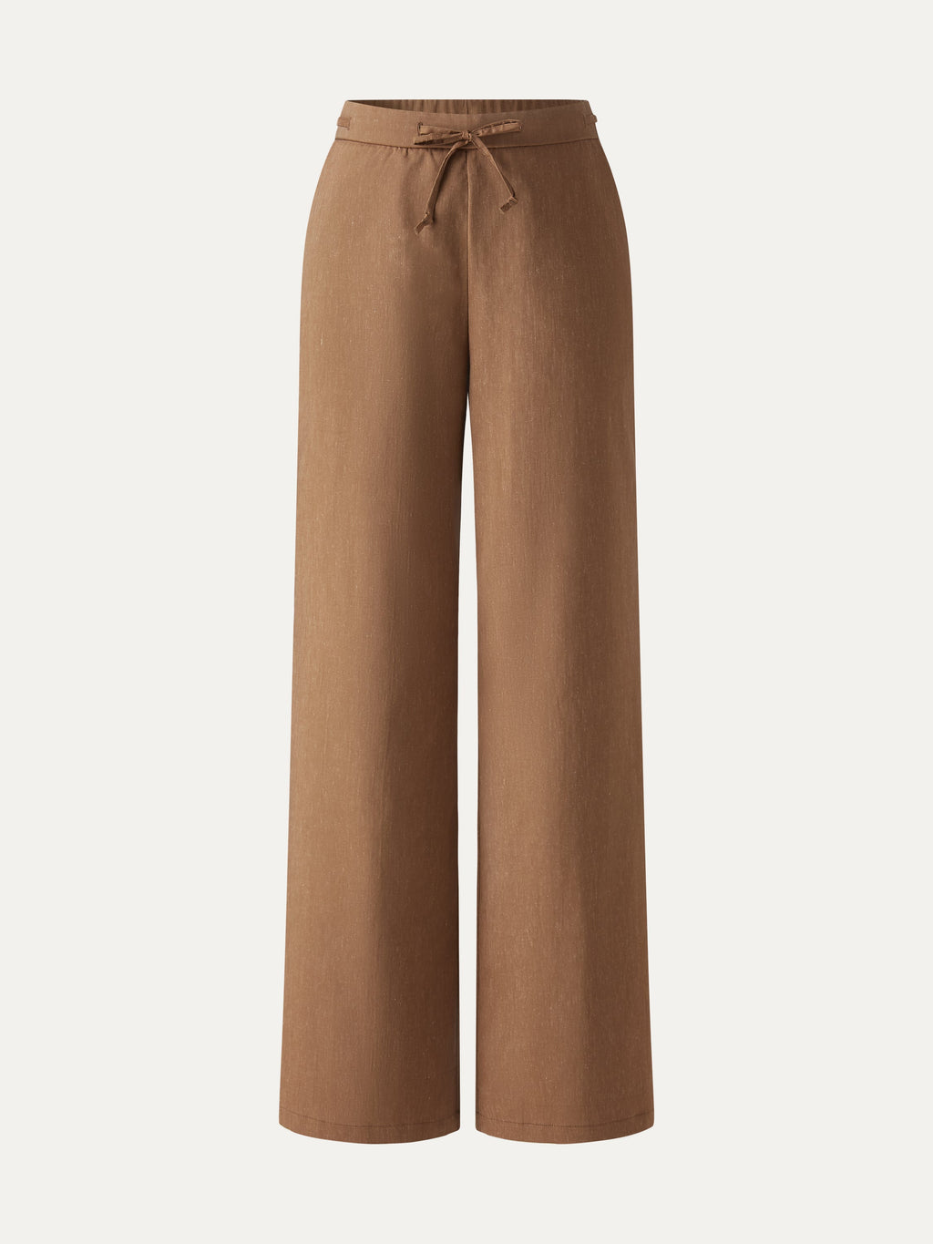 OGLmove Linen Drawstring Wide Leg Pant with Pockets