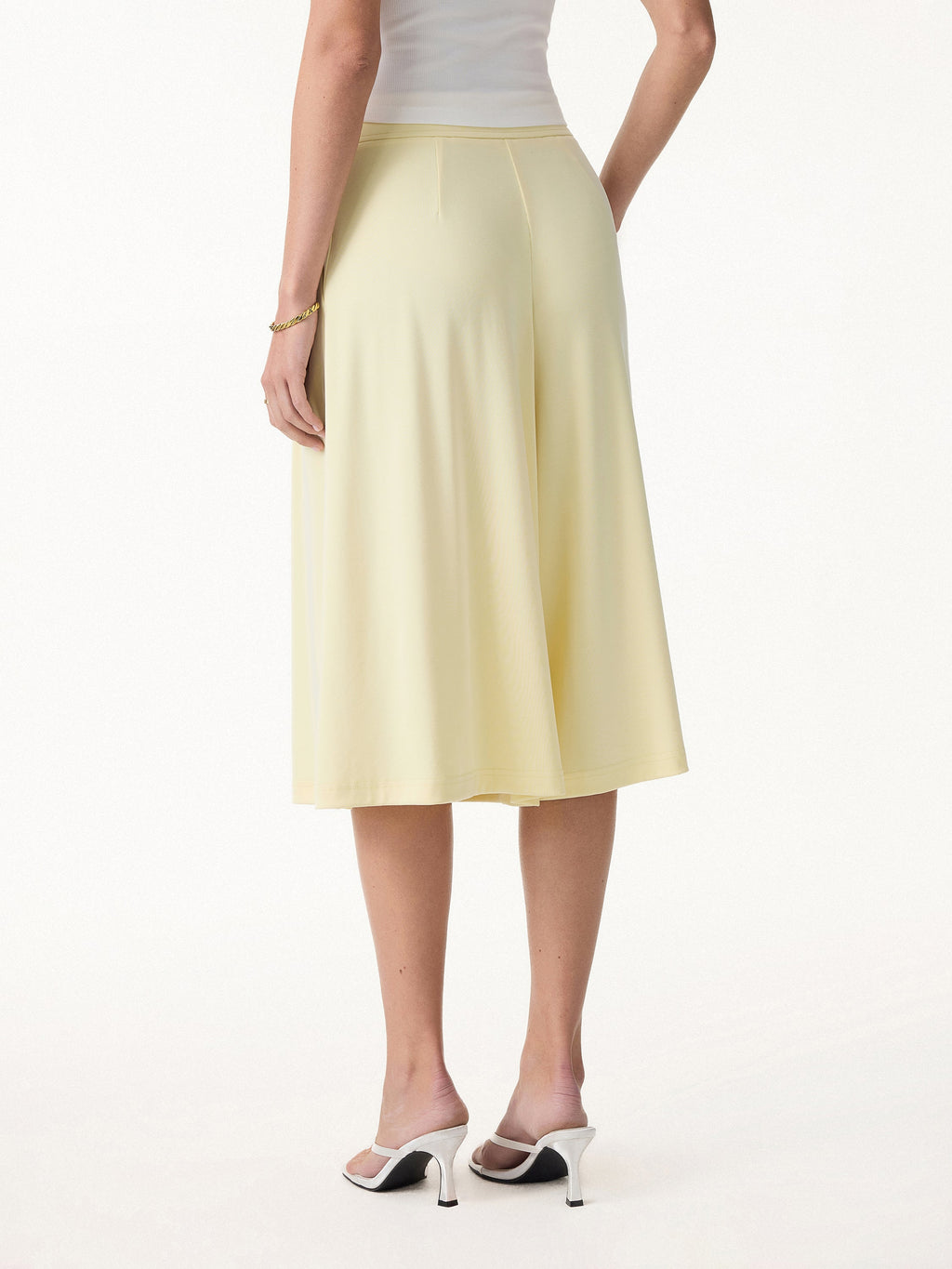 OGLmove Sandwashed Super Flowy Cropped Palazzo Leg Pant with Pockets