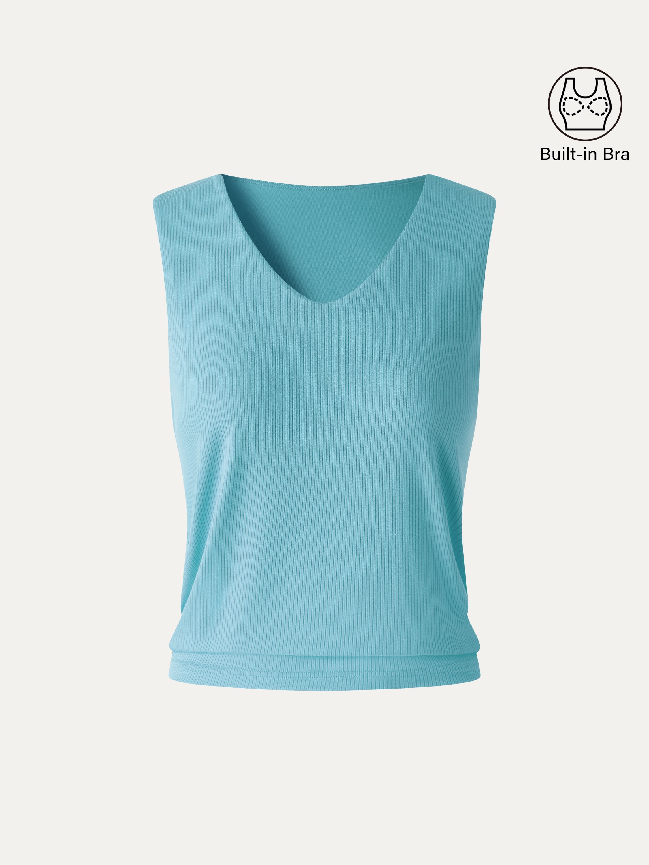 OGLmove CoolTouch Ease V-Neck Wide Shoulder Bra Tank