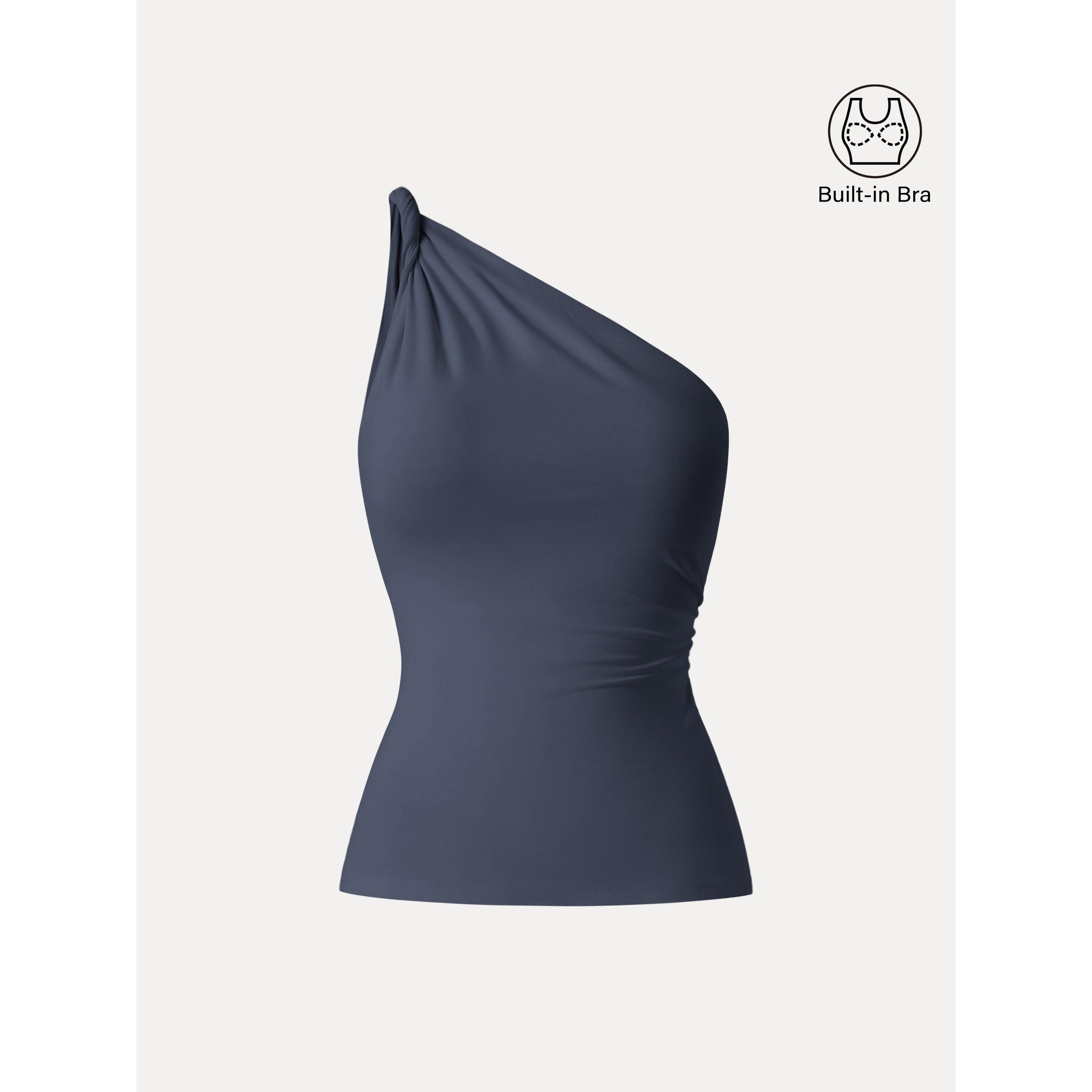 OGLmove One Shoulder Twisted Bra Tank