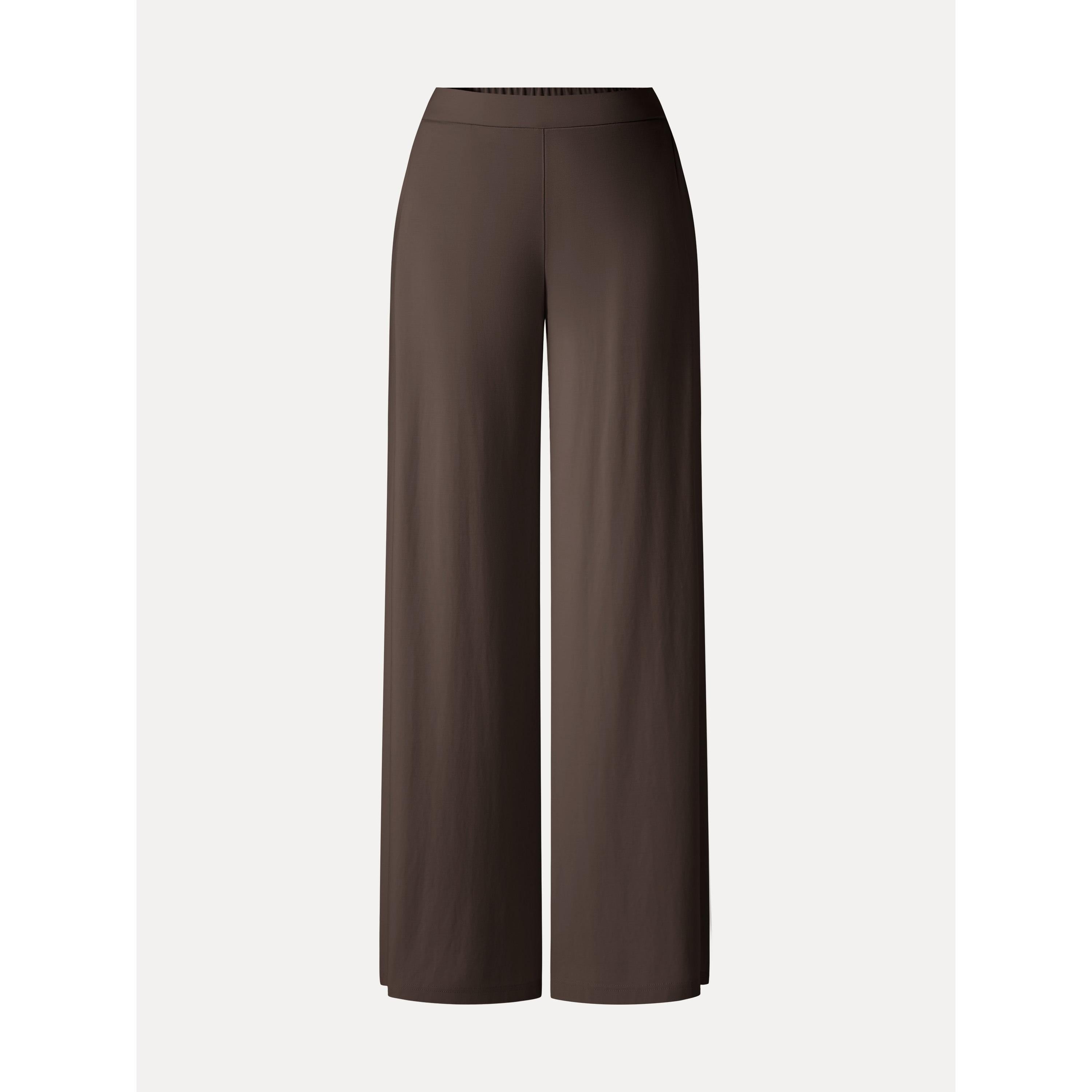 OGLmove Ponte Mid Rise Wide Leg Pants with Pockets