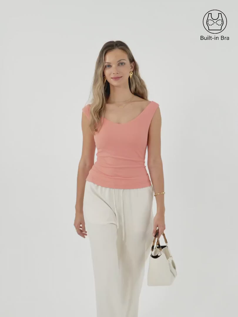 OGLmove Essential V-Neck Airy Bra Top